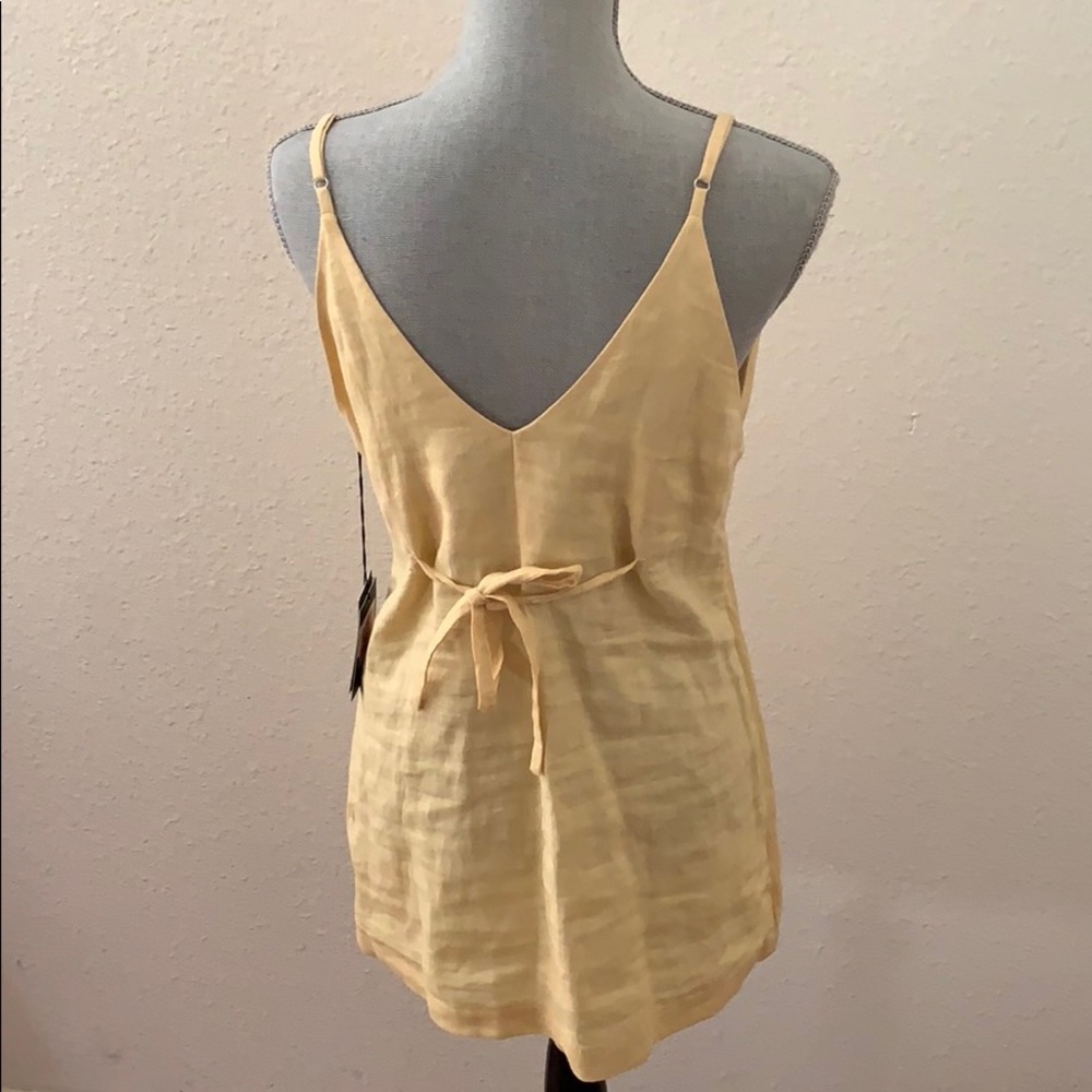 Reformation Yellow Linen Dress XS Small NEW NWT - Picture 7 of 8